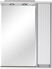 ASB-Mebel Зеркальный шкаф Мирано 65 R слоновая кость – фотография-1